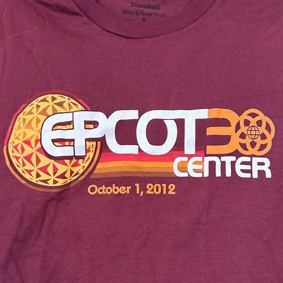 Disney Parks Epcot 30th Anniversary Tee Size M NWT - Picture 2 of 5